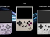O Anbernic RG35XX será enviado em três vias coloridas com aceno para os consoles clássicos da Nintendo. (Fonte da imagem: Anbernic)