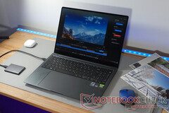 A série Galaxy Book4 deve ser composta por pelo menos cinco modelos, Galaxy Book3 Ultra na foto. (Fonte da imagem: Notebookcheck)