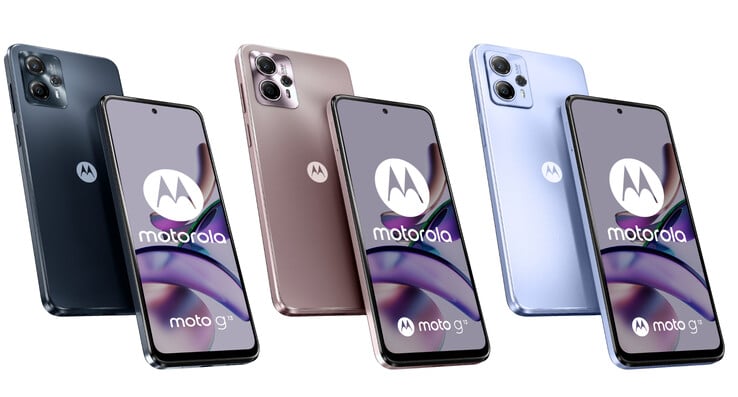 A Moto Motorola G13. (Fonte da imagem: Motorola)