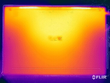 Teste de estresse de temperatura da superfície (parte inferior)