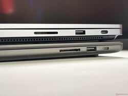 O Surface Laptop Ultra (acima) é visivelmente mais espesso em comparação com o ProArt P16 (abaixo).