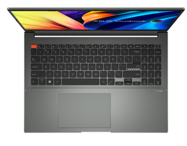 Asus Vivobook S 16X OLED - Teclado. (Fonte da imagem: Asus)