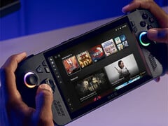O ROG Xbox Ally X executando o novo Modo de Jogo Portátil do Windows 11. (Fonte da imagem: Microsoft)