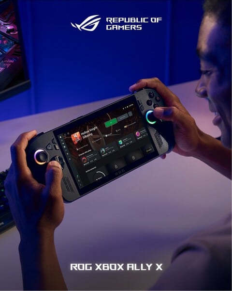 Anúncio da Asus ROG Xbox Ally X Italian no Facebook (Fonte da imagem: Asus Republic of Gamers Facebook)
