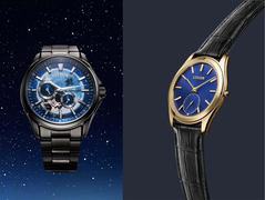 O Citizen NH9144-55L (à esquerda) e o Eco-Drive One AQ5022-02L (à direita). (Fonte da imagem: @plus9time no Instagram) 