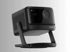 Projetor Dangbei DBOX02 Pro 4K em um suporte gimbal (Fonte da imagem: Dangbei PR)