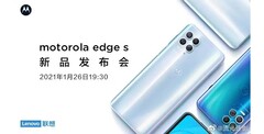 Este é um verdadeiro teaser da Motorola Edge S? (Fonte: Twitter)