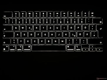 Luz de fundo do teclado