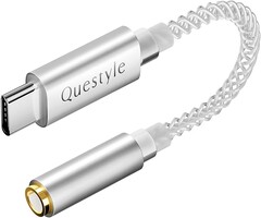 O Questyle Qlink-C é um DAC USB-C de nível básico que pesa apenas 5 gramas (0,17 oz.). (Fonte da imagem: Questyle)