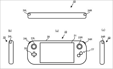 Desenho de patente da Nintendo de 2015. (Fonte da imagem: USPTO)