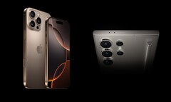 O iPhone 16 Pro Max perdeu para o Samsung S24 Ultra no teste de duração da bateria. (Fonte da imagem: Apple, Samsung)