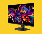 O monitor para jogos MSI MAG 321UP X24 4K possui um painel OLED em tandem de 5 camadas e taxa de atualização de 240 Hz. (Fonte da imagem: MSI, editado)