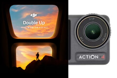 O DJI OSMO Action 4 será apresentado em 25 de julho e deve servir como uma atualização incremental digna do Action 3 existente. (Fonte da imagem: DJI / @camerainsider no Twitter - editado)