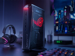 O Asus ROG NUC (2025) agora vem com GPUs para laptop RTX 5060, RTX 5070, RTX 5070 Ti e RTX 5080. (Fonte da imagem: Asus)