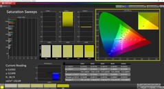 CalMAN Colorchecker Saturação calibrada