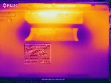 Teste de estresse das temperaturas de superfície (fundo)