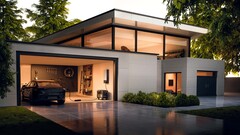 O DELTA Pro Ultra e o Smart Home Panel 2 combinados. (Fonte: EcoFlow)