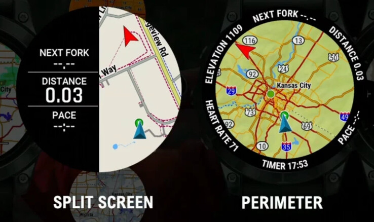 Os novos recursos de mapas da Garmin chegaram com os modelos Fenix 7 e Epix Pro. (Fonte da imagem: the5krunner)