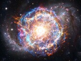 Uma imagem conceitual de uma supernova