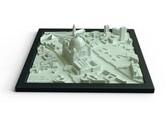 Um modelo de Berlim impresso em 3D com o CityPrint (Fonte da imagem: AnkerMake)