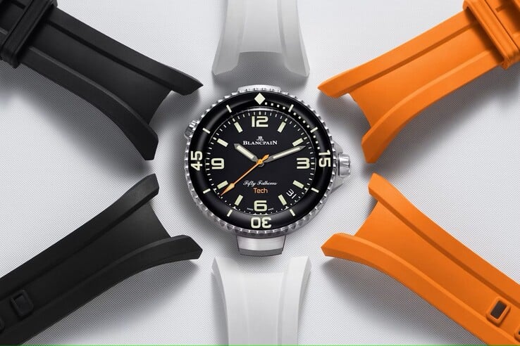 O Blancpain Fifty Fathoms Tech vem com classificação de resistência à água de 300 m (30 bar) (Fonte da imagem: Blancpain)