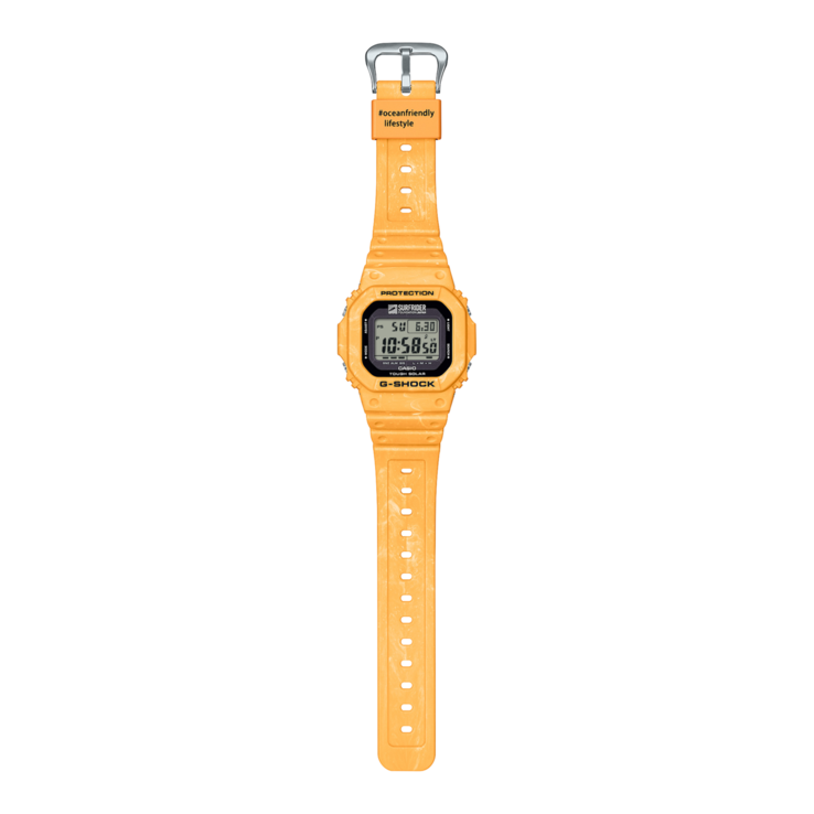 O relógio Casio G-Shock × Surfrider Foundation Japan G-5600SFJ-9. (Fonte da imagem: Casio)