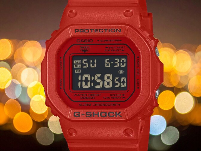 Dois novos relógios Casio G-Shock vermelhos estão a caminho