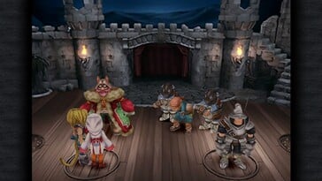 Modelos de personagens de Final Fantasy 9 em exibição no lançamento para PC (Fonte da imagem: Steam)