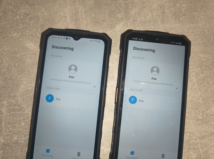 O recurso de walkie-talkie. (Fonte da imagem: Sergey Tarasov - Notebookcheck)