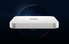 Espera-se que o M2 Mac mini seja mais fino do que a variante M1 e com maiores opções de conectividade. (Fonte de imagem: John Prosser & Ian Zelbo (conceito)/Apple - editado)