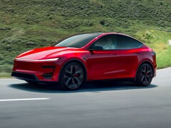 O novo Tesla Model Y em Ultra Red (Fonte da imagem: Tesla)