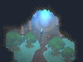 Uma imagem mostrando um ambiente em Moon Hunters.