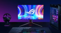 O ROG Swift OLED PG27AQDM estará disponível no final deste ano com muitas especificações de alta qualidade. (Fonte de imagem: ASUS)