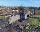 Uma imagem mostrando um cerco em Total War: Three Kingdoms, atualmente com 70% de desconto.