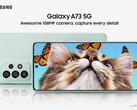 O Galaxy A73 5G é o quinto Galaxy Um smartphone da série A anunciado este mês. (Fonte de imagem: Samsung)