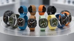 Várias pulseiras de relógio em diversas cores para os modelos Samsung Galaxy Watch9 e Galaxy Watch Ultra2 deste ano vazaram antes do lançamento.