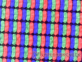 Faixa de subpixels crocantes com granulometria mínima a partir da camada de brilho