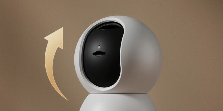 A Xiaomi Smart Camera C500 tem um obturador de privacidade. (Fonte da imagem: Xiaomi)