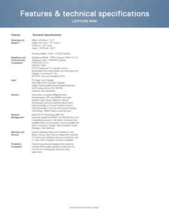 Dell Latitude 9420 - Especificações - contd. (Fonte da imagem: Dell)