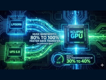 Imagem gerada por IA mostrando melhorias no desempenho da GPU. (Fonte da imagem: Kaulenda on X)