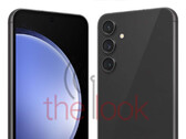 O Galaxy S23 FE em seu acabamento preto. (Fonte da imagem: The Tech Outlook)