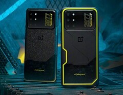 O OnePlus foi lançado no novo 8T Cyberpunk 2077 Special Edition. (Imagem: OnePlus)