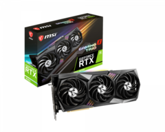 A abobadada GeForce RTX 3080 Gaming X Trio da MSI oferece um desempenho estelar, mas na verdade, obter um é difícil (Fonte de imagem: MSI)