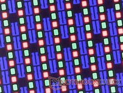 Matriz de subpixels nítida, sem problemas de granulação