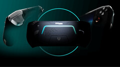 O ZOTAC ZONE segue as sugestões de design de dispositivos portáteis modernos e populares para jogos, como o ROG Ally. (Fonte da imagem: ZOTAC - editado)