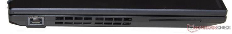 Lado esquerdo: Gigabit Ethernet, leitor de SmartCard opcional