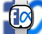 O relógio inteligente do Facebook pode acabar tendo um entalhe de exibição para uma câmera frontal. (Fonte da imagem: Bloomberg/Facebook/Meta - editado)