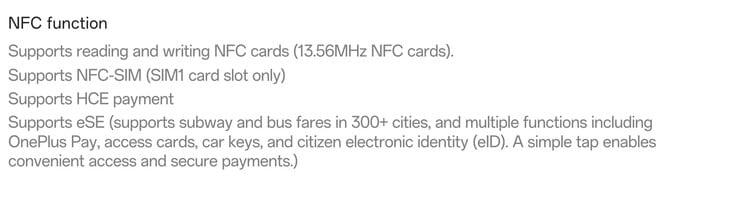 O Turbo 6X é compatível com NFC.