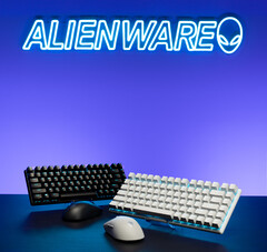 O mouse e o teclado Alienware Pro Wireless serão lançados simultaneamente em 11 de janeiro. (Fonte da imagem: Dell)