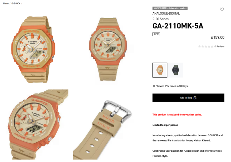 (Fonte da imagem: Casio UK)